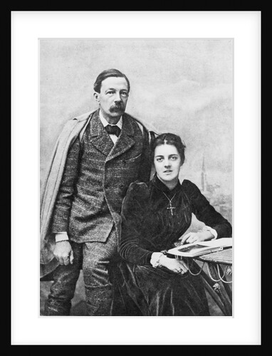John Addington Symonds and His Daughter, 1891 by English Photographer