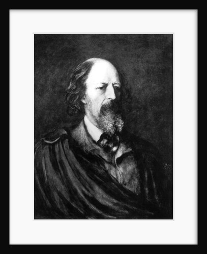 Portrait of Alfred, Lord Tennyson by English School