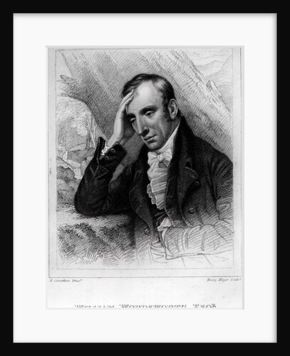 Portrait of William Wordsworth engraved by Henry Meyer by Richard Carruthers