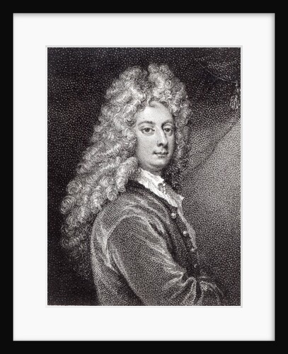 William Congreve engraved by P.W.Tomkins by Sir Godfrey Kneller