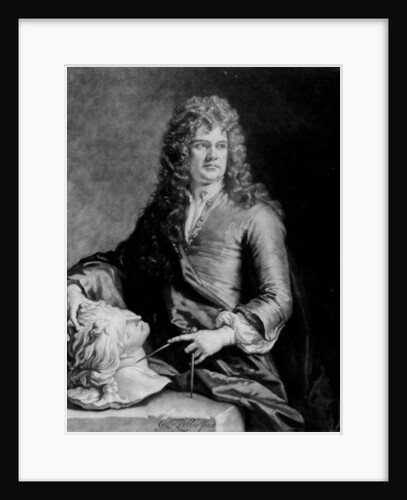 Grinling Gibbons by Godfrey (after) Kneller