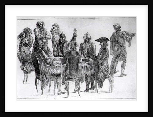 The Philosophers at Supper, c.1775 by Jean Huber