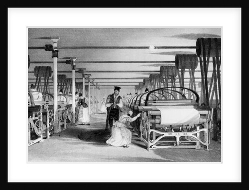 Power Loom Weaving by Thomas Allom