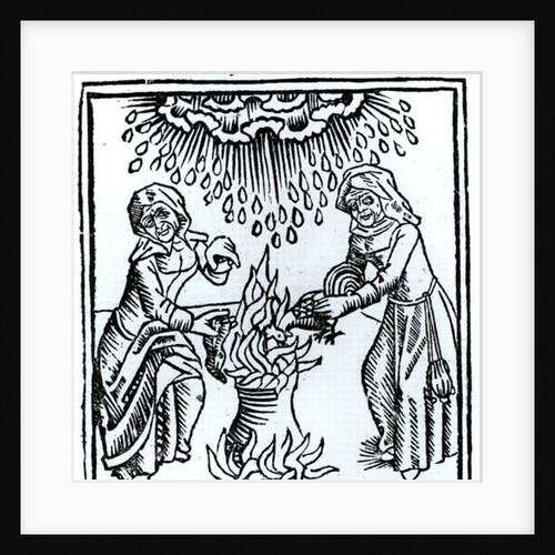 Witches Making a Spell by German School