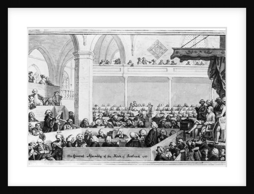 The General Assembly of the Kirk of Scotland, 1787 by English School