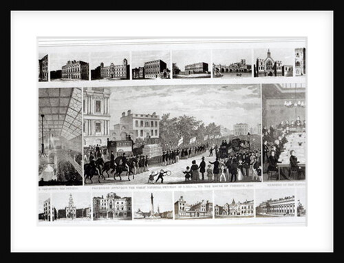 Scenes Associated with the Presentation of the Petition to Parliament by Thomas Duncombe in 1842 by English School