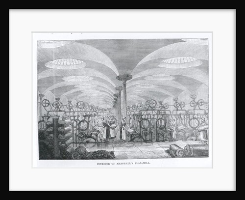 Interior of Marshall's Flax-Mill by English School