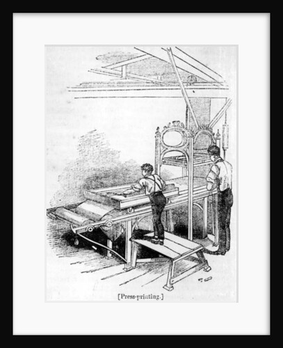 Press-printing by English School