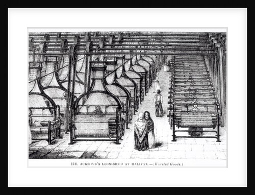 Ackroyd's Loom-Shed at Halifax by English School