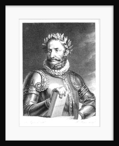 Luiz Vaz de Camoes engraved by B. Roger by Francois Pascal Simon (after) Gerard