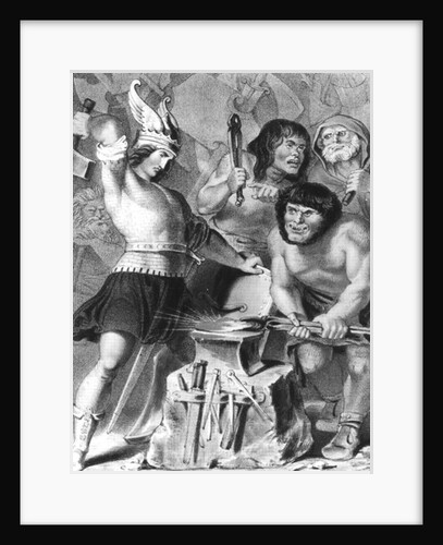 The Forge of Vulcan by English School