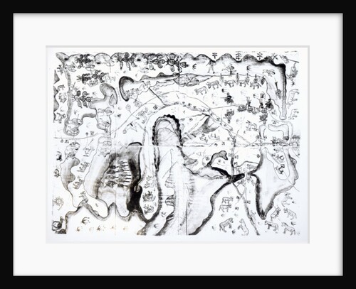 American Indian Map by School American