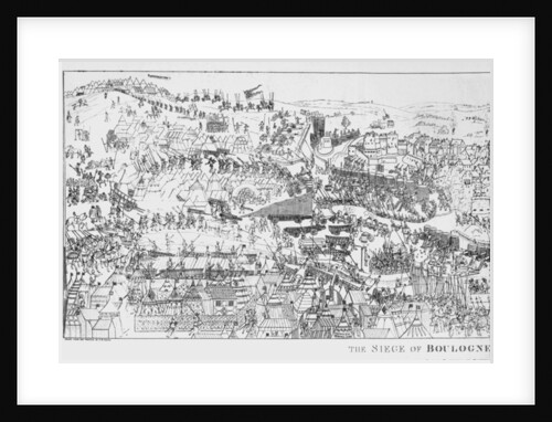 The Siege of Boulogne by King Henry VIII in 1544 by Samuel Hieronymous Grimm