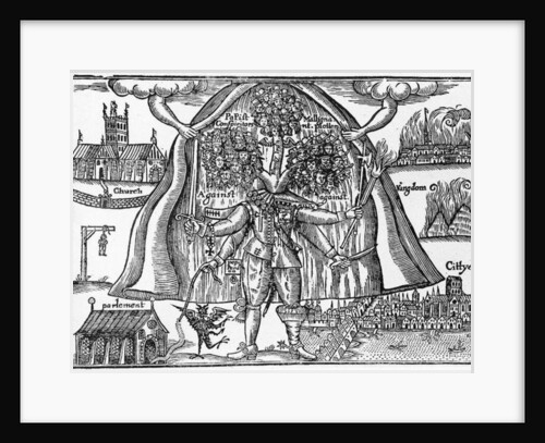 The Kingdom's Monster Uncloaked from Heaven, c.1640-43 by English School