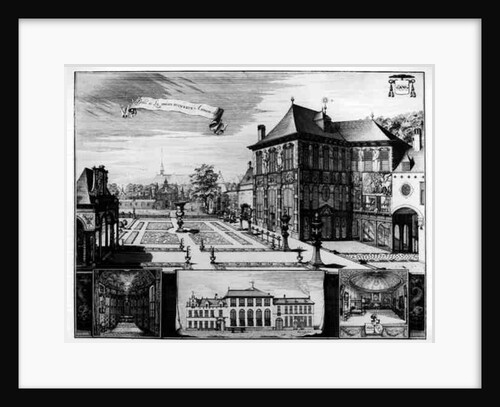 View of the Hilwerue House belonging to Peter Paul Rubens 1692 by English School