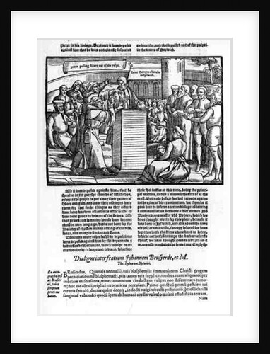 Thomas Bilney is Dragged from the Pulpit by English School