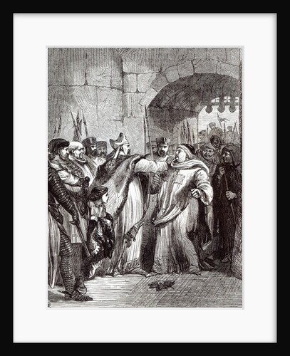 William Longchamp and Hugh de Pudsey by English School