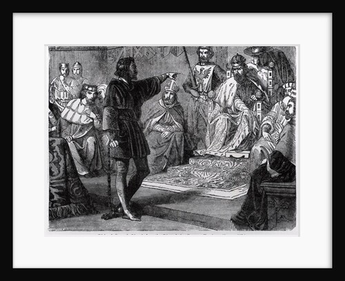 Richard Coeur de Lion before the Diet of the German Empire by English School
