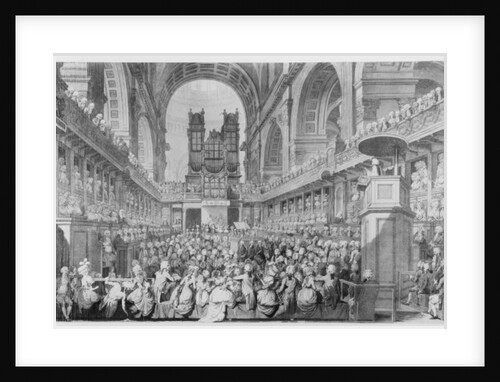 Thanksgiving at St. Paul's for George III's Recovery from Illness by Edward Dayes