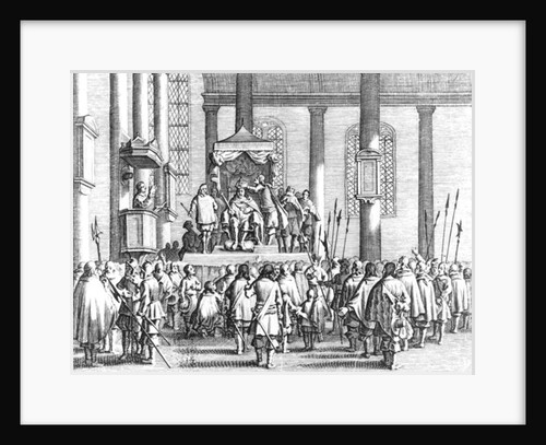 Charles II Crowned at Scone, 1651 by English School