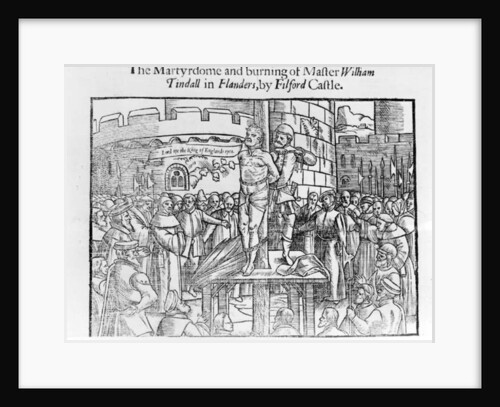 The Martydome and Burning of Master William Tindall in Flanders, by Filford Castle by English School