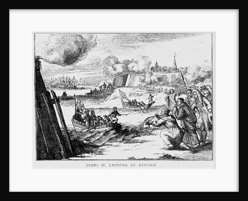 James II Landing at Kinsale, 12 March 1689 by English School