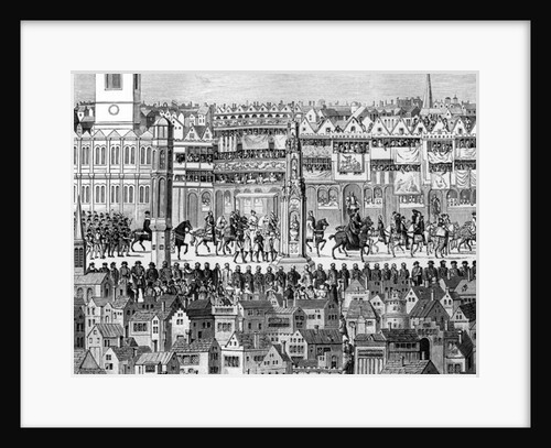 Part of the Coronation Procession of Edward VI, 19th February 1547 by English School
