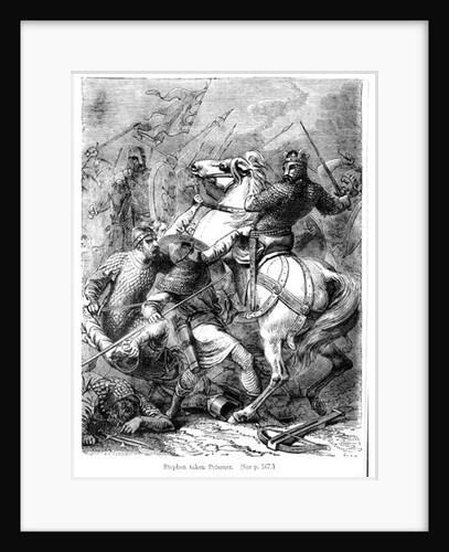 Stephen Taken Prisoner by Forces of Matilda in 1141 by Felix Philippoteaux (after)