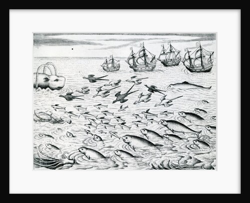 Seascape by Theodor de Bry