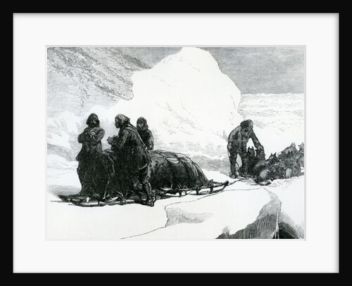 The Highway to the North, 1876 by English School