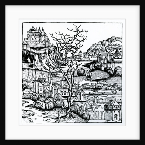 View of Portugal from the 'Nuremberg Chronicle' 1493 by German School