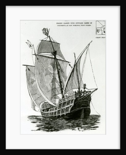 The Caravel 'Santa Maria' by English School