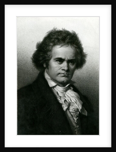 Portrait of Beethoven by Carl Jager