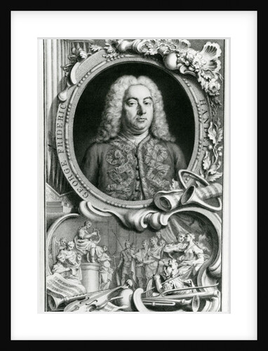 Portrait of George Frederick Handel, 1768 by Jacobus Houbraken