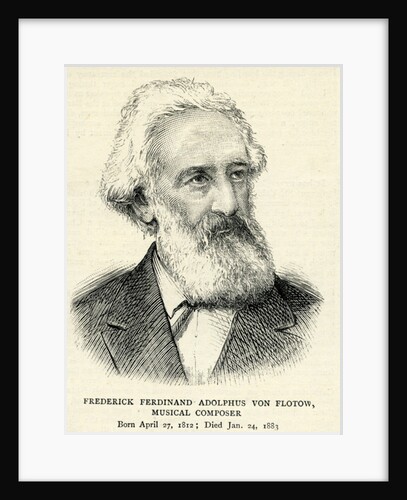 Frederick Ferdinand Adolphus von Flotow by English School