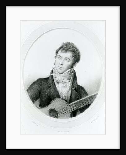 Fernando Sor c.1825 by Gottfried or Godefroy Engelmann