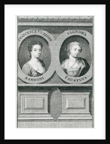 Double portrait of Francesca Cuzzoni and Faustina Bordoni by Enoch Seeman