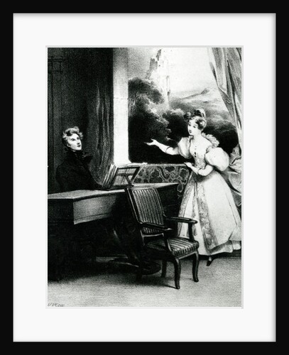 L'Artiste, 1831 by Achille Deveria