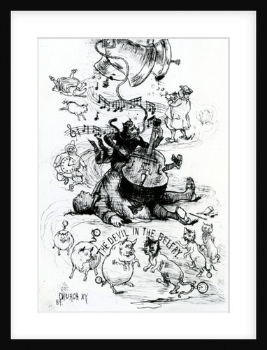 The Devil in the Belfry, 1884 by Frederick Stuart Church