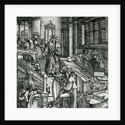 History of Music by Hans Burgkmair