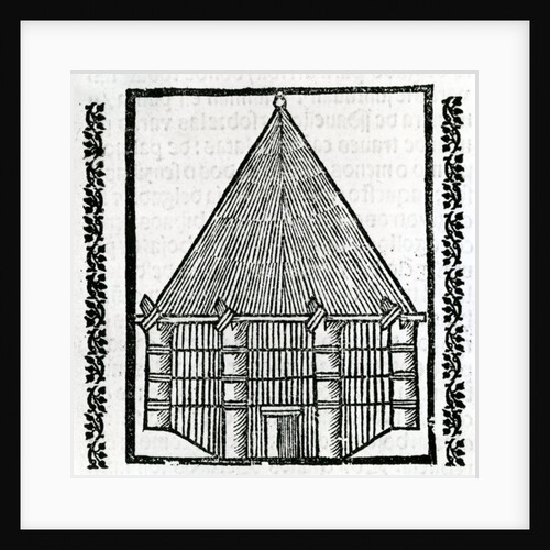 A Hut from 'la Historia general de las Indias' 1547 by Christopher Columbus