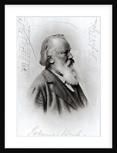 Johannes Brahms by German School