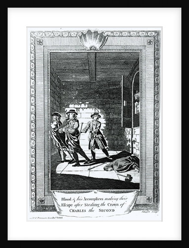 Blood and his Accomplices Making their Escape after Stealing the Crown of Charles II, 1793 by T. Simpson
