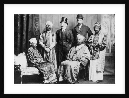 The Emperor of Abyssinia and his Court by English Photographer