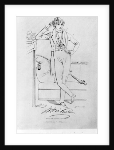 Portrait of Benjamin Disraeli Author of 'Vivian Grey', 1833 by Daniel Maclise (after)
