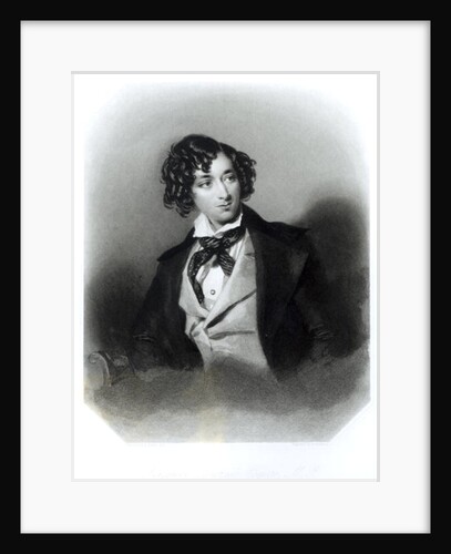 Portrait of Benjamin Disraeli Esquire M.P. by Alfred-Edward Chalon (after)