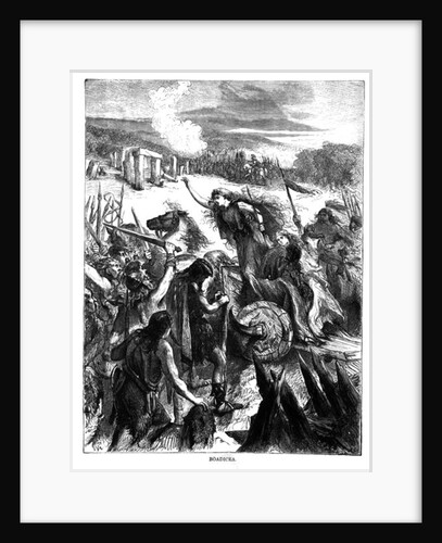 Boadicea Inciting the Iceni against the Romans by English School