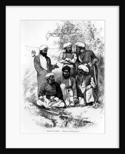 Group of Thugs, after a photograph by English School