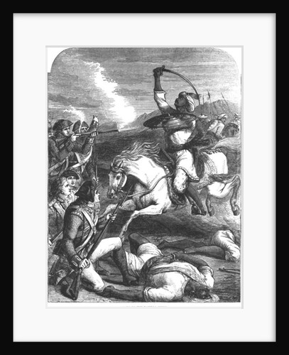 Death of the Rohilla Chief in 1774 by English School