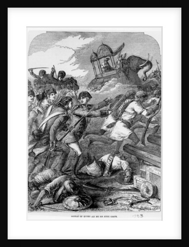 The Defeat of Hyder Ali by Sir Eyre Coote in 1781 by English School